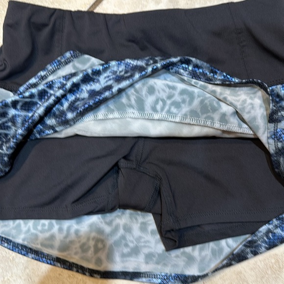 Lucky In Love On The Prowl Metallic Leopard Tennis Skirt XS Skort - Picture 7 of 8